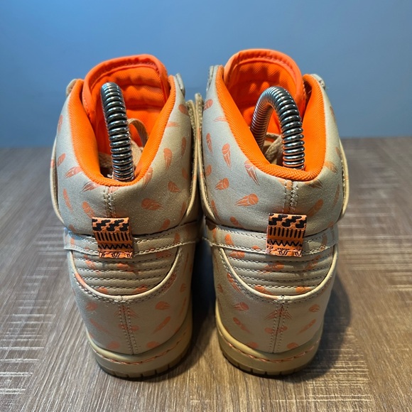 Nike Dunk Sky High Women’s Size 6 Wedge Sneakers 586581-200 Shoes BHM - Picture 4 of 8